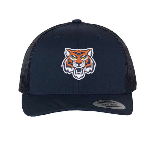 YP Classics Adult Tiger Head Embroidered Trucker Cap Thumbnail