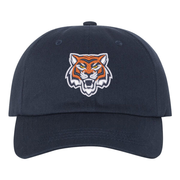 YP Classics Adult Tiger Head Embroidered Dad Cap Thumbnail